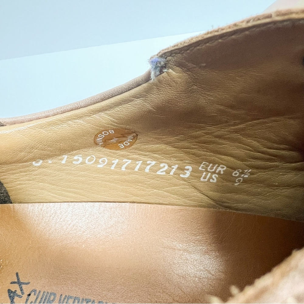 Mephisto Mens Air Relax Sneakers Urban Chestnut Brown Tan Leather Lace Up size 9 - Picture 11 of 15